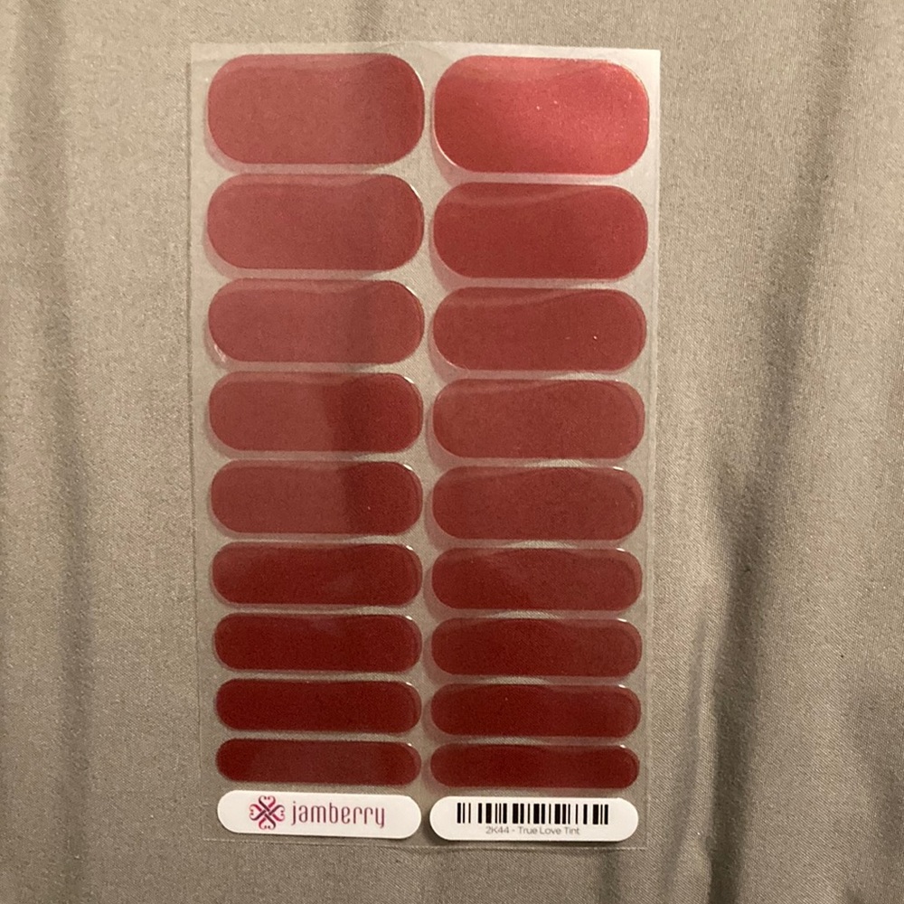 🧡 Jamberry Nail Wraps - True Love Tint NEW FULL SHEET